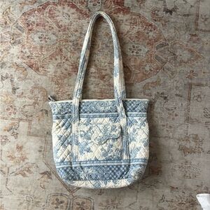 Vintage Vera Bradley Floral Quilted Tote Bag